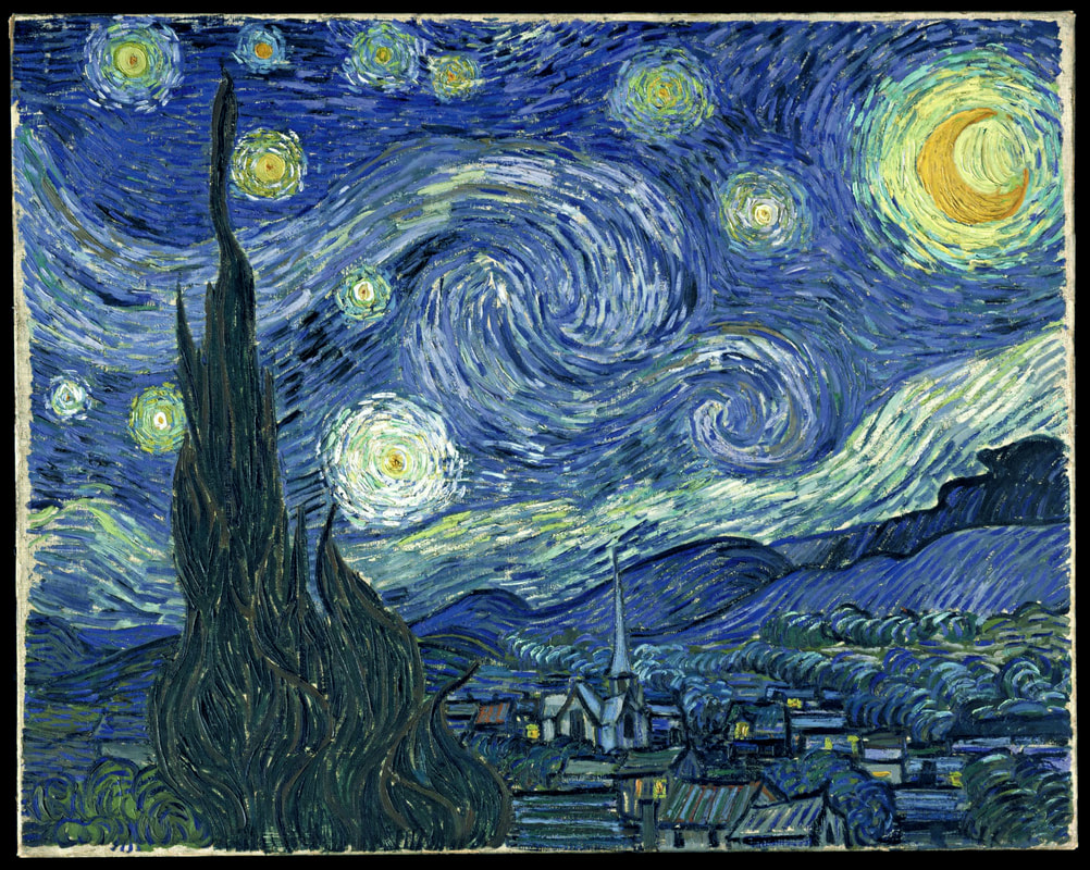 Art Room Britt: Van Gogh 'Starry Night' in Oil Pastel